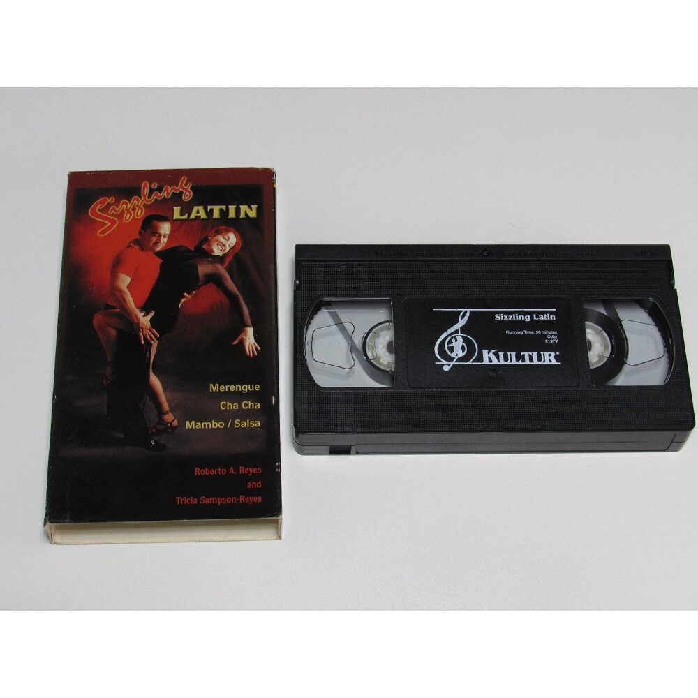 Sizzling Latin Dance Instruction VHS Merengue Cha Cha Salsa KULTUR